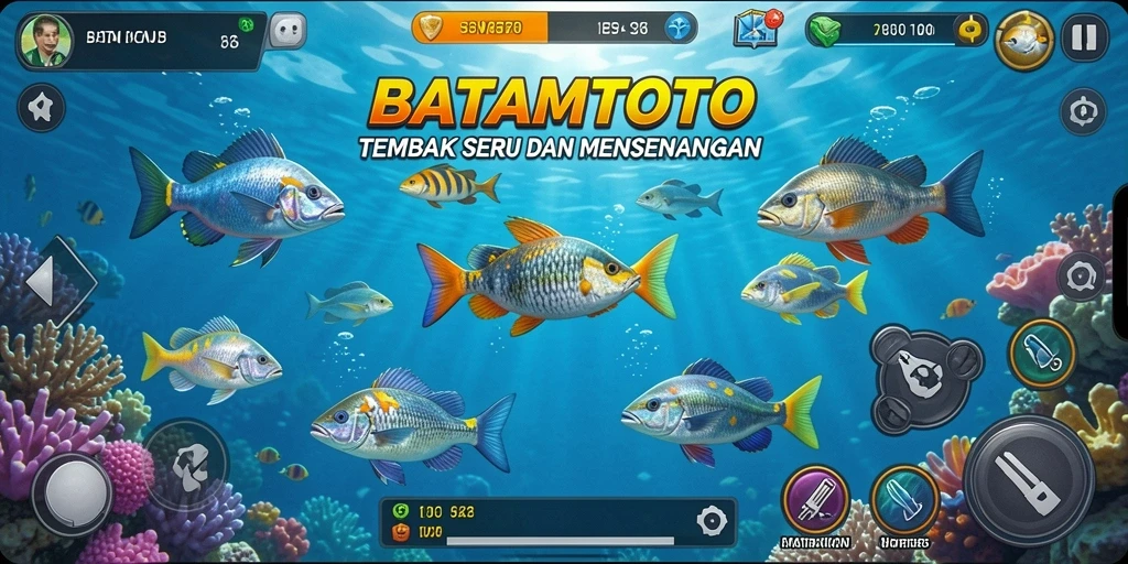 Gameplay Tembak Ikan yang menarik dan seru di BATAMTOTO.