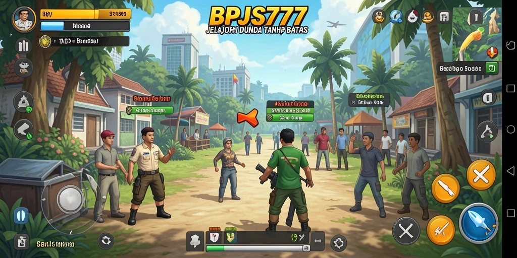 Tampilan gameplay yang menakjubkan di dunia Open World BPJS777.