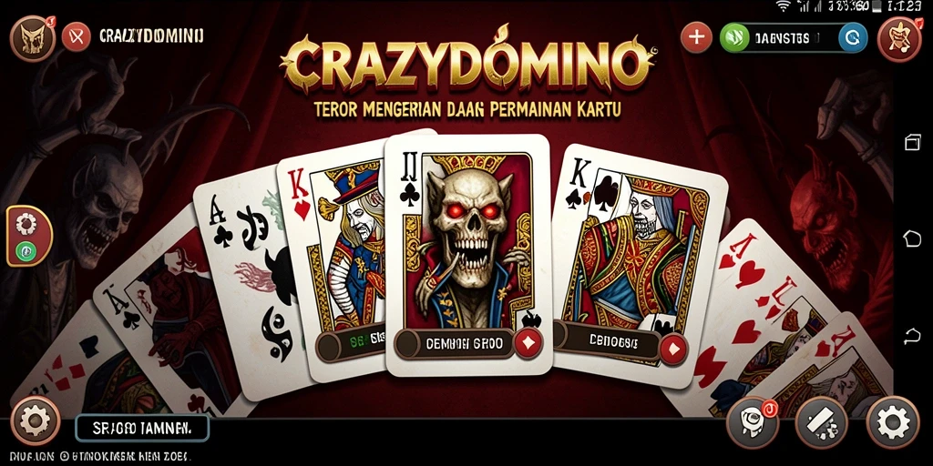 Gameplay menyeramkan yang menantang di CRAZYDOMINO.