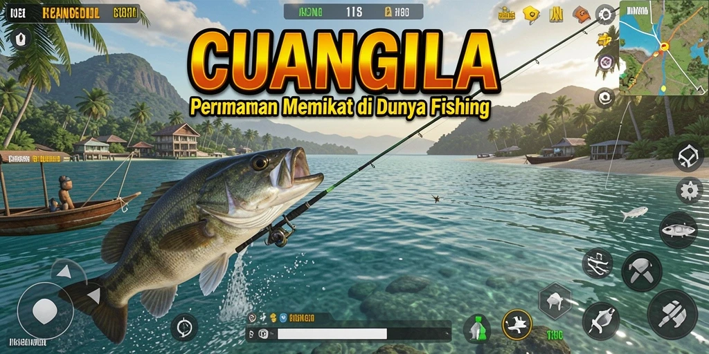 Tampilan menarik saat menangkap ikan dalam CUANGILA.