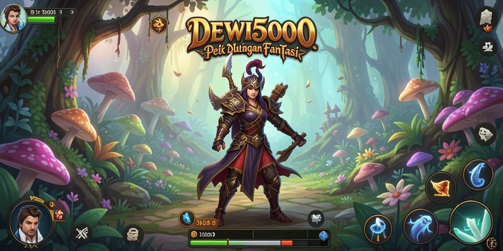Tampilan gameplay DEWI5000 yang menarik dan penuh aksi.