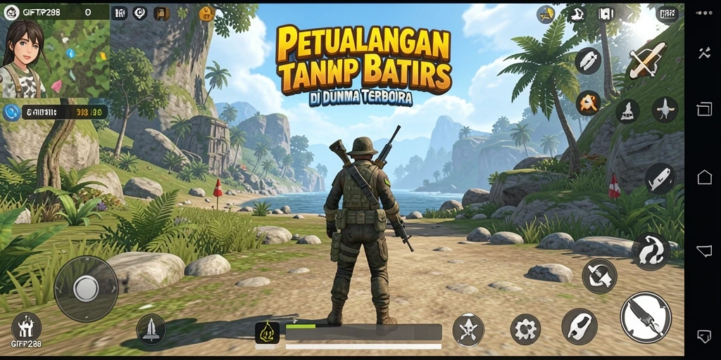 Tampilan gameplay yang menakjubkan dari dunia terbuka GIFTRP288.
