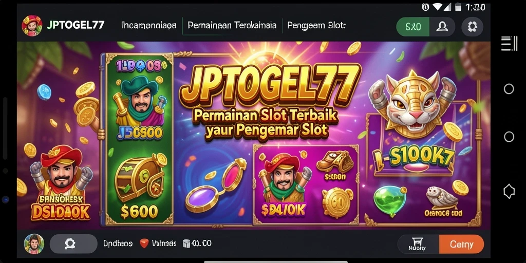 Screenshot gameplay JPTOGEL77 menampilkan putaran slot yang mendebarkan.