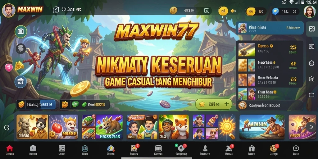 Tampilan menarik dari gameplay <strong>MAXWIN77</strong> yang seru dan menyenangkan.
