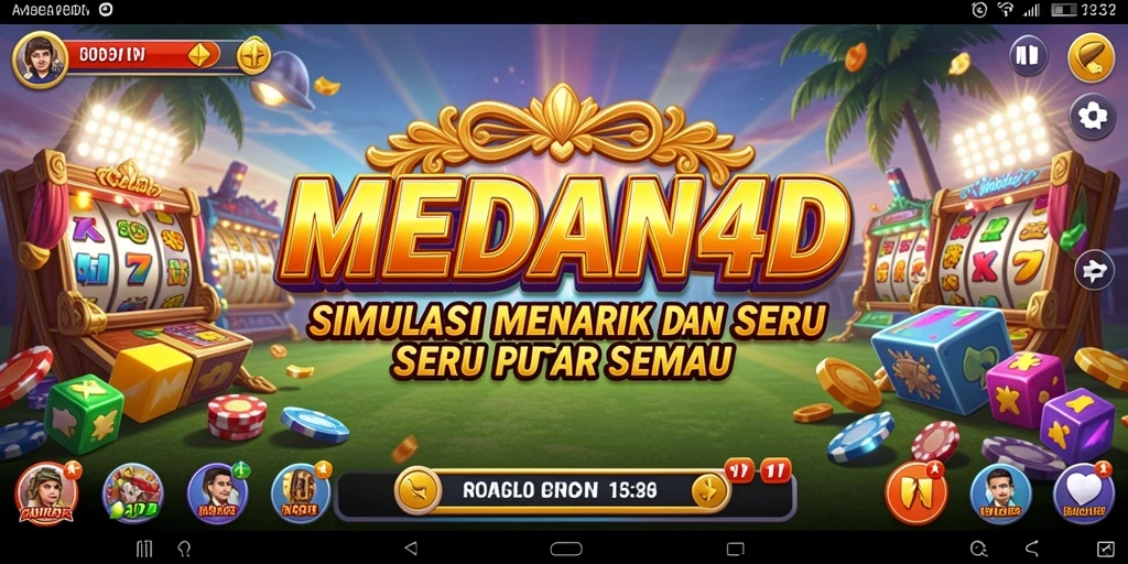 Tampilan gameplay MEDAN4D yang interaktif dan menarik.