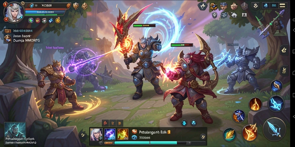 Tampilan gameplay seru dalam dunia MMORPG XO368.